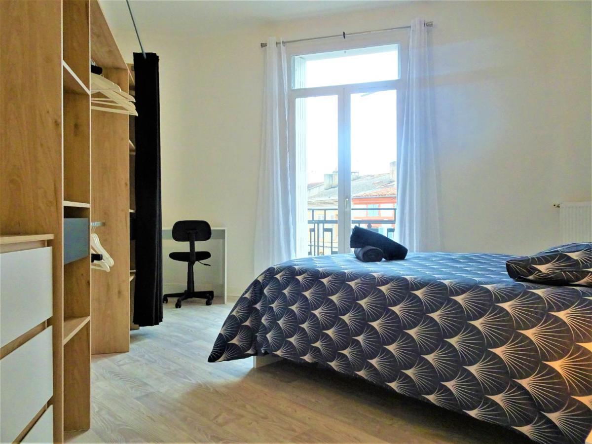 Chambre Privee Et Spacieuse Au Sein D'Un Logement Partage - Central, Quartier Villebourbon - 3 Chambres Doubles - 2 Balcons - Places De Stationnements Gratuites - 5 Min A Pied Gare Et Hypercentre Монтобан Экстерьер фото