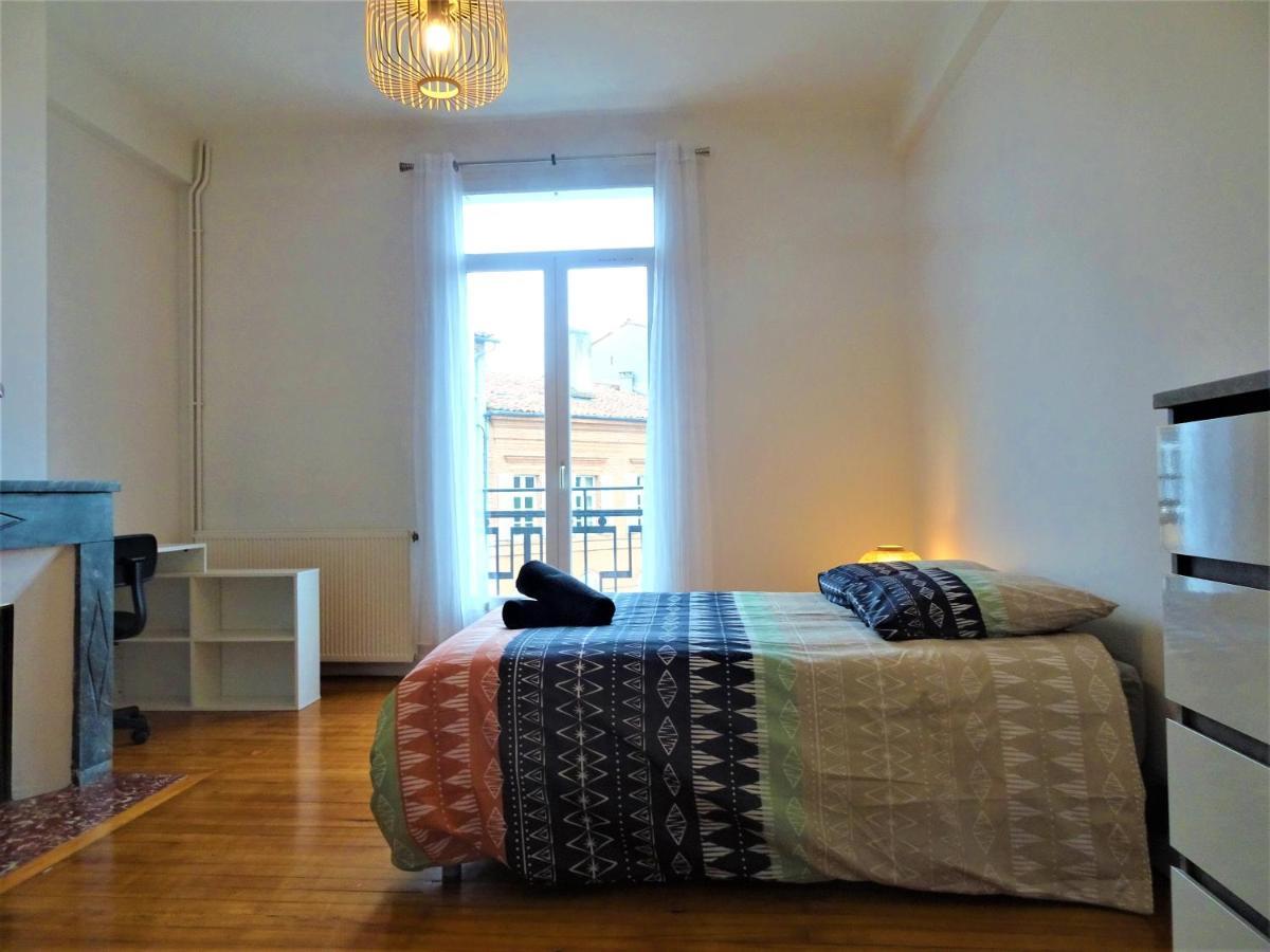 Chambre Privee Et Spacieuse Au Sein D'Un Logement Partage - Central, Quartier Villebourbon - 3 Chambres Doubles - 2 Balcons - Places De Stationnements Gratuites - 5 Min A Pied Gare Et Hypercentre Монтобан Экстерьер фото